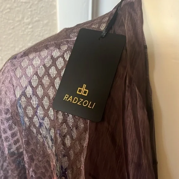 NWT purple lacy cardigan women’s size small long sleeve lightweight - Picture 14 of 14